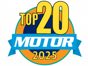 2025 MOTOR Top 20 Awards logo